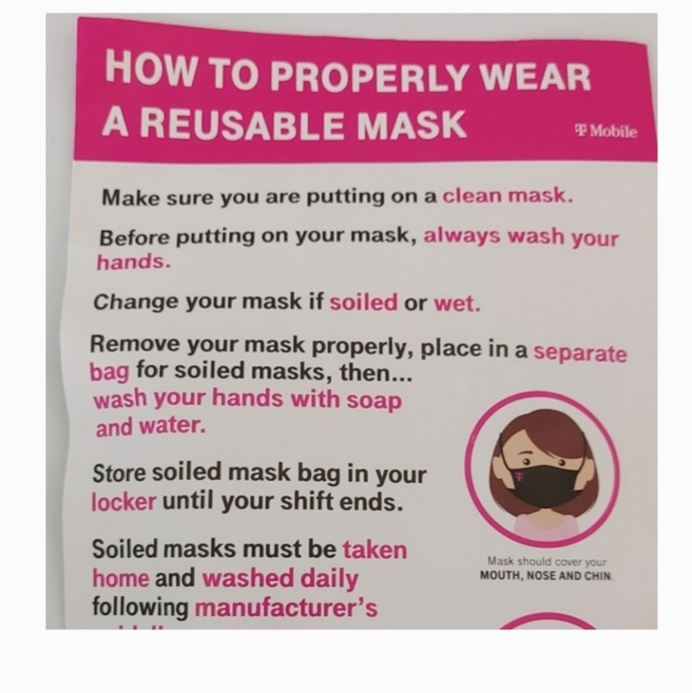 T-mobile Face Mask - Picture 5 of 9